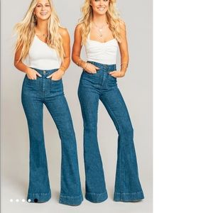 Show Me Your Mumu Denim Flares